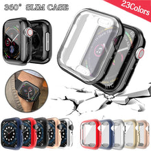 画像をギャラリービューアに読み込む, Watch Cover case For Apple Watch series 6 5 4 3 2 1 case 42mm 38m 40mm 44mm Slim TPU case Screen Protector for iWatch 6 5 4 44mm

