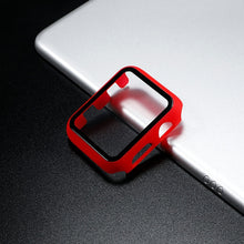 Load image into Gallery viewer, Glass+Cover For Apple Watch case 44mm 40mm 42mm 38mm iWatch case Accessorie bumper+Screen Protector Apple watch serie 3 4 5 6 SE

