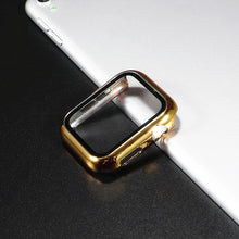 Load image into Gallery viewer, Glass+Cover For Apple Watch case 44mm 40mm 42mm 38mm iWatch case Accessorie bumper+Screen Protector Apple watch serie 3 4 5 6 SE
