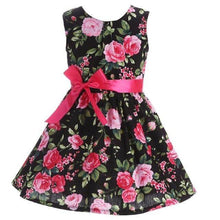 이미지를 갤러리 뷰어에 로드 , Floral Cotton Children Toddler Girls Dress Beach Summer 2017;Casual Glower Princess Teenage Kids Dress Girl bebe Vestido Party
