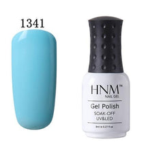 Load image into Gallery viewer, HNM 8ml UV Gel Nail Polish Soak Off Gel Polish 58 Colors GelLak Hybrid Varnish Semi Permanent Gelpolish Lucky Enamel Gel ink

