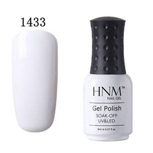 Load image into Gallery viewer, HNM 8ml UV Gel Nail Polish Soak Off Gel Polish 58 Colors GelLak Hybrid Varnish Semi Permanent Gelpolish Lucky Enamel Gel ink
