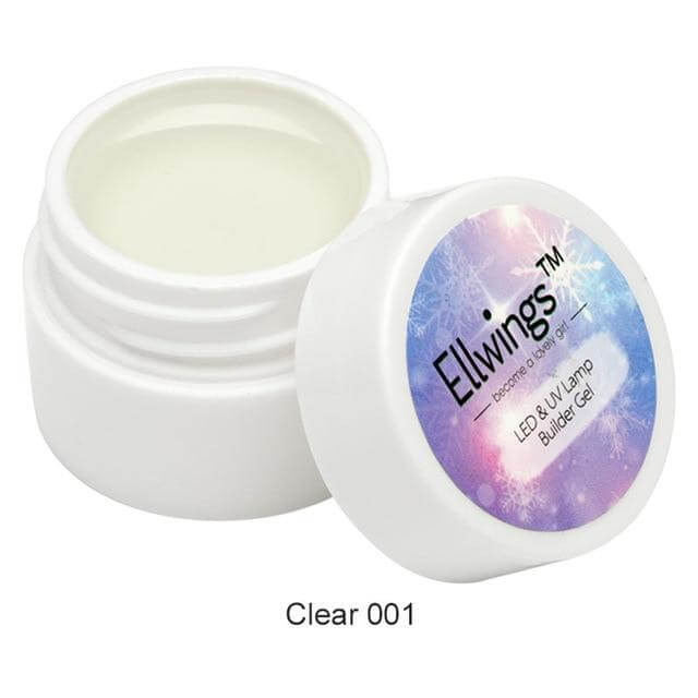 Ellwings Builder Gel for Nail Extensions Finger Extension UV Gel Polish Forms for Nail Extension Nail Art Varnish