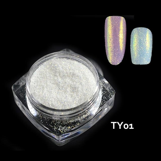 New Fashion 1 Bottle Shining Nail Glitter Dust Sugar Coating Effect Powder DIY Decoration Dust Nail Art Manicure Tool BETY01-05