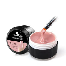 Load image into Gallery viewer, Venalisa supply 15 ml strong thin Jelly led UV soak off cover pink clear nail art Camouflage UV Builder gel Extend nail gel
