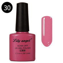 Load image into Gallery viewer, LILY ANGEL Nail Art Design Manicure  110 Color 7.3Ml Soak Off Enamel 2018 New   Gel Polish LED UV Gel Nail Polish Lacquer 1-38
