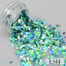 Load image into Gallery viewer, Full Beauty Laser Silver Gold Flakes Nail Art Sequins Colorful Glitter Paillette Rhombus Shape for DIY Craft Slider CHLS01-16
