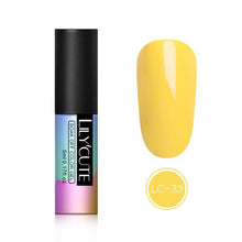 Load image into Gallery viewer, LILYCUTE Grey Color Nail Gel Polish 90 Colors Soak off UV LED Gel Nail Polish Lacquer Vernis Gel Nail Art Long Lasting 5ml
