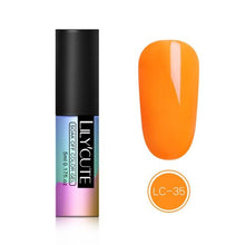 Load image into Gallery viewer, LILYCUTE Grey Color Nail Gel Polish 90 Colors Soak off UV LED Gel Nail Polish Lacquer Vernis Gel Nail Art Long Lasting 5ml
