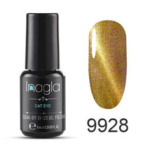 Load image into Gallery viewer, Inagla 8ML Cat Eye Series Long-lasting Gel Nail Polish Lacquer Manicure Soak Off Enamel UV Nail Polish Any1 Nail Art Design
