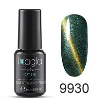 Load image into Gallery viewer, Inagla 8ML Cat Eye Series Long-lasting Gel Nail Polish Lacquer Manicure Soak Off Enamel UV Nail Polish Any1 Nail Art Design
