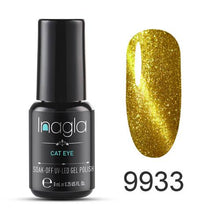 Load image into Gallery viewer, Inagla 8ML Cat Eye Series Long-lasting Gel Nail Polish Lacquer Manicure Soak Off Enamel UV Nail Polish Any1 Nail Art Design

