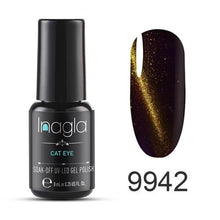 Load image into Gallery viewer, Inagla 8ML Cat Eye Series Long-lasting Gel Nail Polish Lacquer Manicure Soak Off Enamel UV Nail Polish Any1 Nail Art Design
