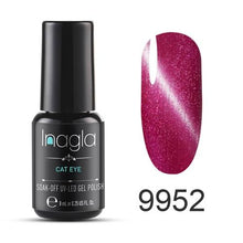 Load image into Gallery viewer, Inagla 8ML Cat Eye Series Long-lasting Gel Nail Polish Lacquer Manicure Soak Off Enamel UV Nail Polish Any1 Nail Art Design
