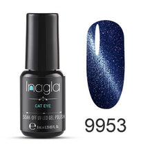 Load image into Gallery viewer, Inagla 8ML Cat Eye Series Long-lasting Gel Nail Polish Lacquer Manicure Soak Off Enamel UV Nail Polish Any1 Nail Art Design
