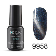 Load image into Gallery viewer, Inagla 8ML Cat Eye Series Long-lasting Gel Nail Polish Lacquer Manicure Soak Off Enamel UV Nail Polish Any1 Nail Art Design
