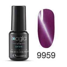 Load image into Gallery viewer, Inagla 8ML Cat Eye Series Long-lasting Gel Nail Polish Lacquer Manicure Soak Off Enamel UV Nail Polish Any1 Nail Art Design

