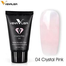 Load image into Gallery viewer, Venalisa nail art transparent clear camouflage color fibre glass hard jelly quick building nail extend gum acrylic poly gel
