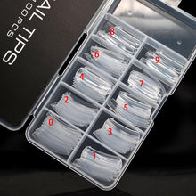 Load image into Gallery viewer, Venalisa  jelly poly gel 120PCS Fake Nails Clear French Full Cover Acrylic Nails Mold With Scale Tools False Nail Art Tips Model
