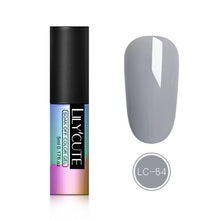 Load image into Gallery viewer, LILYCUTE 90 Colors 5ML Soak Off UV Gel Polish Pure Color Nail Gel Grey Nude Series Long Lasting Gel Nail Art Varnish Manicure
