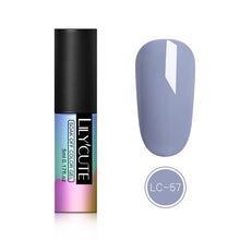 Load image into Gallery viewer, LILYCUTE 90 Colors 5ML Soak Off UV Gel Polish Pure Color Nail Gel Grey Nude Series Long Lasting Gel Nail Art Varnish Manicure
