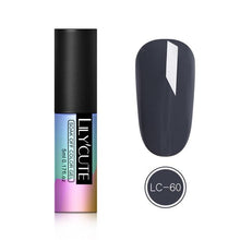 Load image into Gallery viewer, LILYCUTE 90 Colors 5ML Soak Off UV Gel Polish Pure Color Nail Gel Grey Nude Series Long Lasting Gel Nail Art Varnish Manicure
