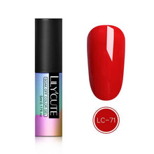 Load image into Gallery viewer, LILYCUTE 90 Colors 5ML Soak Off UV Gel Polish Pure Color Nail Gel Grey Nude Series Long Lasting Gel Nail Art Varnish Manicure
