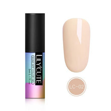 Load image into Gallery viewer, LILYCUTE 5ML Pink Nude Soak Off UV Gel Polish Purple Black White Nail Gel Long Lasting Pure Color Gel Nail Varnish Manicure
