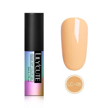 Load image into Gallery viewer, LILYCUTE 5ML Pink Nude Soak Off UV Gel Polish Purple Black White Nail Gel Long Lasting Pure Color Gel Nail Varnish Manicure
