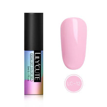Load image into Gallery viewer, LILYCUTE 5ML Pink Nude Soak Off UV Gel Polish Purple Black White Nail Gel Long Lasting Pure Color Gel Nail Varnish Manicure
