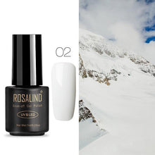Load image into Gallery viewer, ROSALIND 7ML UV Gel Varnish Nail Polish Set For Manicure Gellak Semi Permanent Hybrid Nails Art Off Prime White gel nail polish

