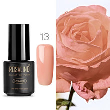 Load image into Gallery viewer, ROSALIND 7ML UV Gel Varnish Nail Polish Set For Manicure Gellak Semi Permanent Hybrid Nails Art Off Prime White gel nail polish
