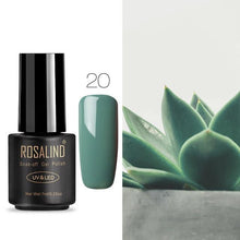 Load image into Gallery viewer, ROSALIND 7ML UV Gel Varnish Nail Polish Set For Manicure Gellak Semi Permanent Hybrid Nails Art Off Prime White gel nail polish
