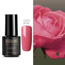 Load image into Gallery viewer, ROSALIND 7ML UV Gel Varnish Nail Polish Set For Manicure Gellak Semi Permanent Hybrid Nails Art Off Prime White gel nail polish
