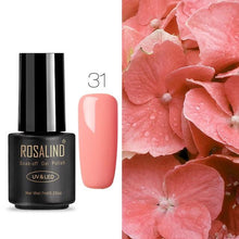 Load image into Gallery viewer, ROSALIND 7ML UV Gel Varnish Nail Polish Set For Manicure Gellak Semi Permanent Hybrid Nails Art Off Prime White gel nail polish
