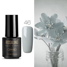 Load image into Gallery viewer, ROSALIND 7ML UV Gel Varnish Nail Polish Set For Manicure Gellak Semi Permanent Hybrid Nails Art Off Prime White gel nail polish
