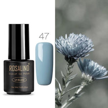 Load image into Gallery viewer, ROSALIND 7ML UV Gel Varnish Nail Polish Set For Manicure Gellak Semi Permanent Hybrid Nails Art Off Prime White gel nail polish
