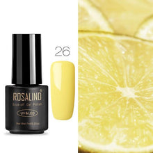 Load image into Gallery viewer, ROSALIND 7ML UV Gel Varnish Nail Polish Set For Manicure Gellak Semi Permanent Hybrid Nails Art Off Prime White gel nail polish
