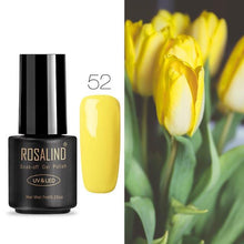 Load image into Gallery viewer, ROSALIND 7ML UV Gel Varnish Nail Polish Set For Manicure Gellak Semi Permanent Hybrid Nails Art Off Prime White gel nail polish

