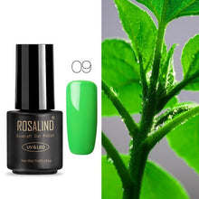 Load image into Gallery viewer, ROSALIND 7ML UV Gel Varnish Nail Polish Set For Manicure Gellak Semi Permanent Hybrid Nails Art Off Prime White gel nail polish
