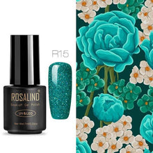 Load image into Gallery viewer, ROSALIND 7ML UV Gel Varnish Nail Polish Set For Manicure Gellak Semi Permanent Hybrid Nails Art Off Prime White gel nail polish
