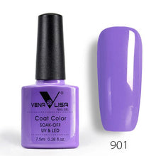 Load image into Gallery viewer, New Free Shipping Nail Art Design Manicure Venalisa 60Color 7.5Ml Soak Off Enamel Gel Polish UV Gel Nail Polish Lacquer Varnish
