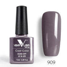 Load image into Gallery viewer, New Free Shipping Nail Art Design Manicure Venalisa 60Color 7.5Ml Soak Off Enamel Gel Polish UV Gel Nail Polish Lacquer Varnish
