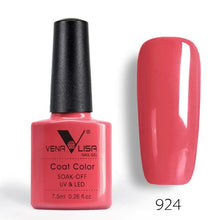 Load image into Gallery viewer, New Free Shipping Nail Art Design Manicure Venalisa 60Color 7.5Ml Soak Off Enamel Gel Polish UV Gel Nail Polish Lacquer Varnish
