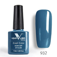 Load image into Gallery viewer, New Free Shipping Nail Art Design Manicure Venalisa 60Color 7.5Ml Soak Off Enamel Gel Polish UV Gel Nail Polish Lacquer Varnish

