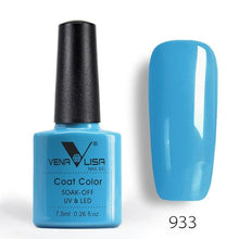 Load image into Gallery viewer, New Free Shipping Nail Art Design Manicure Venalisa 60Color 7.5Ml Soak Off Enamel Gel Polish UV Gel Nail Polish Lacquer Varnish
