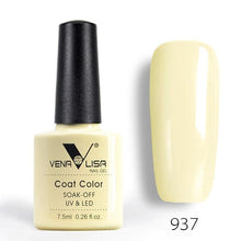 Load image into Gallery viewer, New Free Shipping Nail Art Design Manicure Venalisa 60Color 7.5Ml Soak Off Enamel Gel Polish UV Gel Nail Polish Lacquer Varnish
