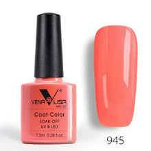 Load image into Gallery viewer, New Free Shipping Nail Art Design Manicure Venalisa 60Color 7.5Ml Soak Off Enamel Gel Polish UV Gel Nail Polish Lacquer Varnish
