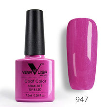 Load image into Gallery viewer, New Free Shipping Nail Art Design Manicure Venalisa 60Color 7.5Ml Soak Off Enamel Gel Polish UV Gel Nail Polish Lacquer Varnish
