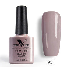Load image into Gallery viewer, New Free Shipping Nail Art Design Manicure Venalisa 60Color 7.5Ml Soak Off Enamel Gel Polish UV Gel Nail Polish Lacquer Varnish

